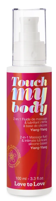 Lubrifiant Silicone TOUCH MY BODY Ylang-Ylang 100ml