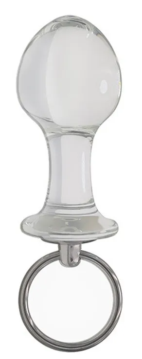 Plug en verre ROUNDY GLASS M 9 x 4.5cm
