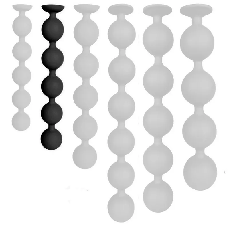 Chapelet anal BULBY BUTT M 30 x 4.7 cm Noir