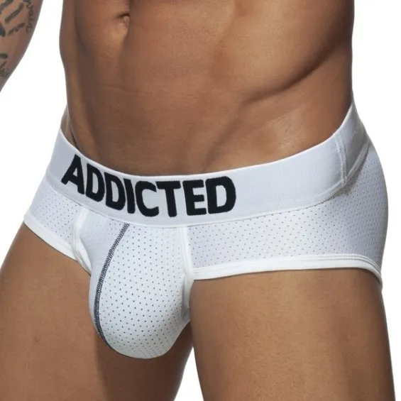 Addicted Slip PUSH UP MESH Blanc