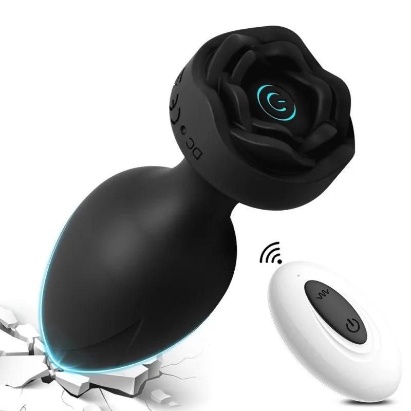 Plug vibrant ROSY BELLO 8 x 3.5 cm Noir