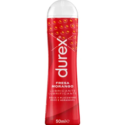 Lubrifiant Aromatisé Play Strawberry Fraise 50ml - Durex