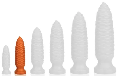 Plug anal LONG PINE S 15 x 4 cm Orange