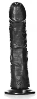 Gode Ventouse CURVED RealRock 20 x 4.6cm Noir
