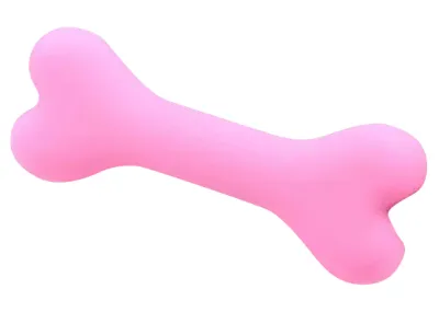Os Dog Training en silicone BONE Rose