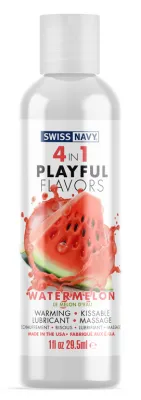 Swiss Navy Playful Lubrifiant Aromatisé 4-en-1 PLAYFUL FLAVORS Pastèque 29.5ml