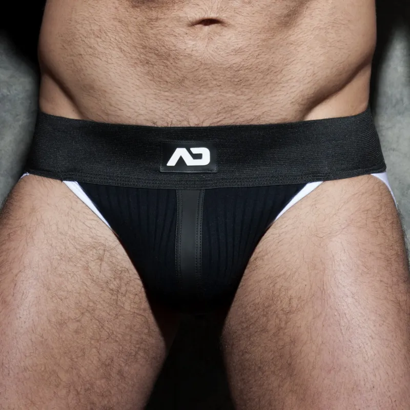 AD Fetish Jockstrap Rib Blanc