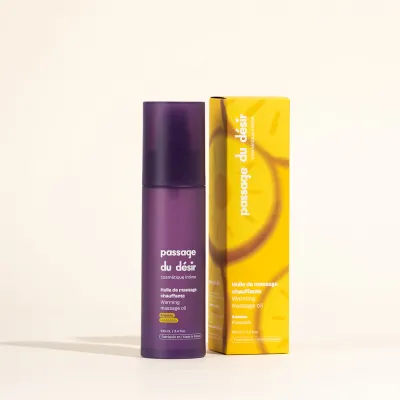 Huile de massage gourmande et chauffante - Ananas