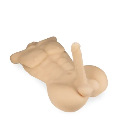 Torse d'homme musclé avec pénis et anus Rick