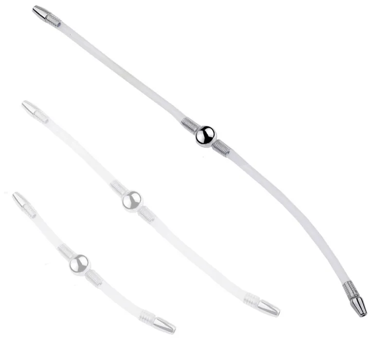 Double Tige d'urètre flexible FLEXI DUO 34cm - Diamètre 8mm