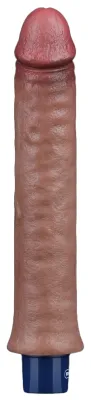 Gode vibrant SOFTEE BIZZ 20 x 3.7 cm Marron