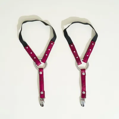 Porte-jarretelles cuir vegan -