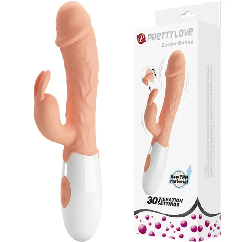 Vibromasseur Rabbit Lapin de Pâques Chair - Pretty Love
