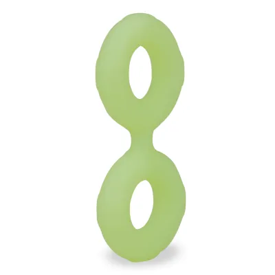 Anneau ring double en silicone phosphorescent Sloom