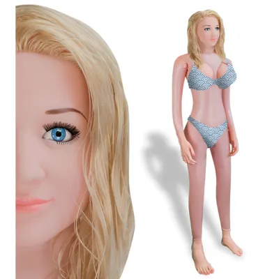 Michelle poupée gonflable femme blonde réaliste