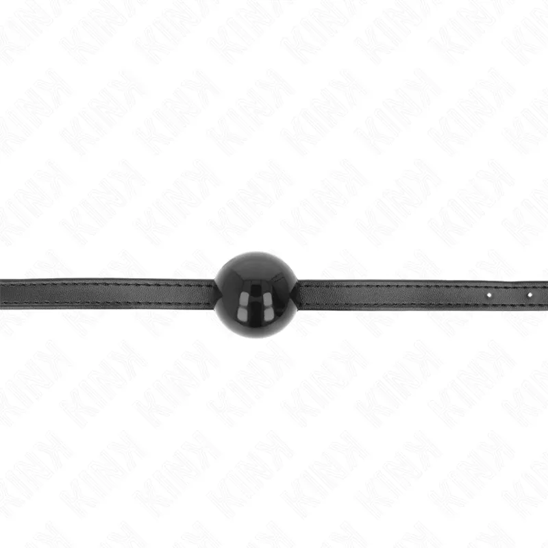 Gag boule petite 4 cm Simplicité rouge - Kink
