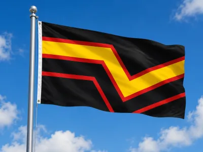 Drapeau RUBBER 90 x 150cm