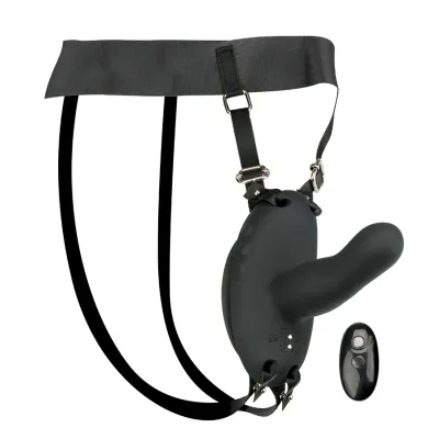 Gode ceinture vibrant convertible et télécommandé Alluria