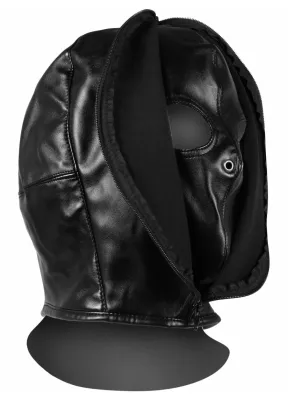 Cagoule ZIP-UP BONDAGE Noire