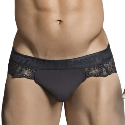 String Dentelle BES Noir