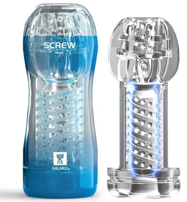 Masturbateur SCREW III Galaku Bleu