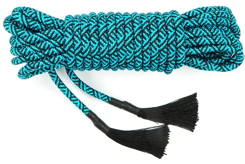 Corde de bondage SM SCINT 10M Bleue