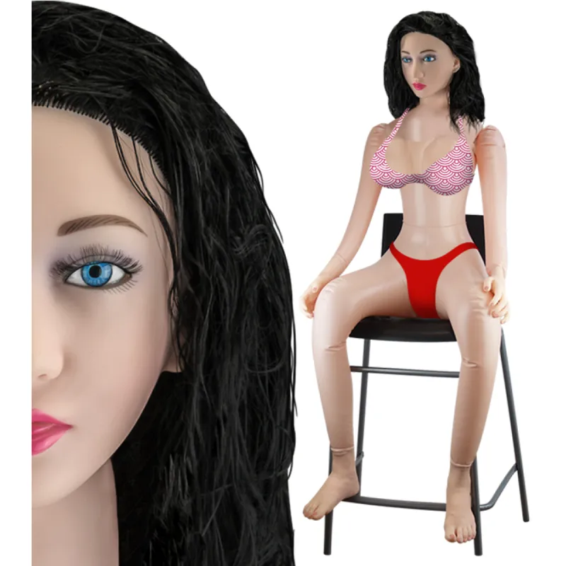Poupée gonflable assise Justine