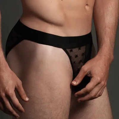 Tanga Fin STAR Noir