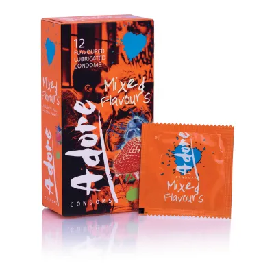 Préservatifs aromatisés variés x12