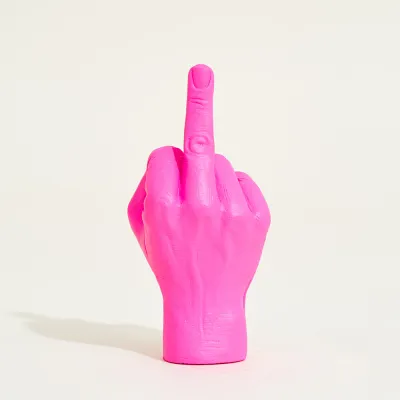 Porte photo magnétique fuck - 4,5 x 4,2 x 10 cm Rose