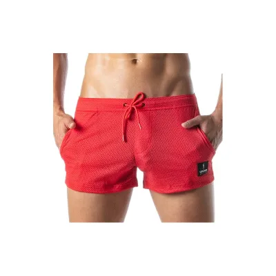 Short en mesh GI BOOTY Rouge