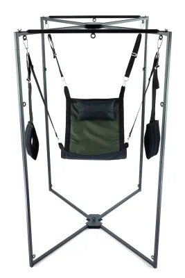 Kit Sling Tissu Carré Kaki-Noir Armature Noire