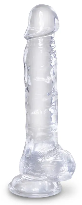 Gode Transparent King Cock CLEAR 18 x 4.7cm