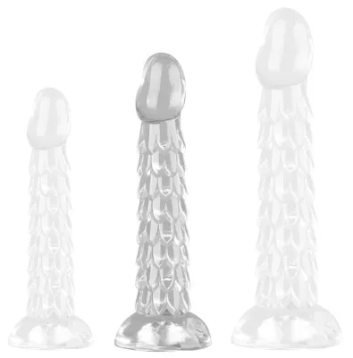 Gode Transparent SCALES MUSH M 17 x 4cm