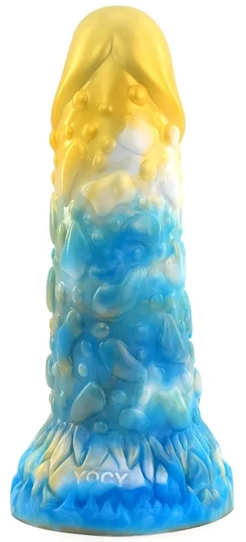 Gode TOADYK 17 x 6cm Doré-Bleu