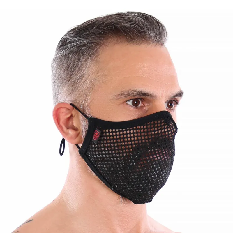 Sur-masque lavable Mesh Noir