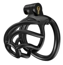 Cage de chasteté TORTILLE 6 x 3.4 cm S Noire