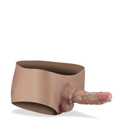 Gode ceinture creux seconde peau avec piercing et nodules Stanislas