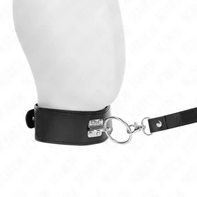 Collier Laisse Cloutée KINK 116 cm avec Sangle Cuir - KINK