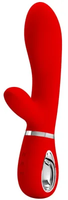 Vibro Rabbit THOMAS 11 x 3.8cm Rouge