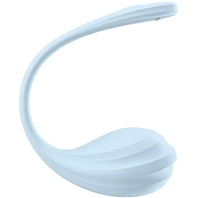 Œuf Vibrant Connecté Smooth Petal Bleu - Satisfyer