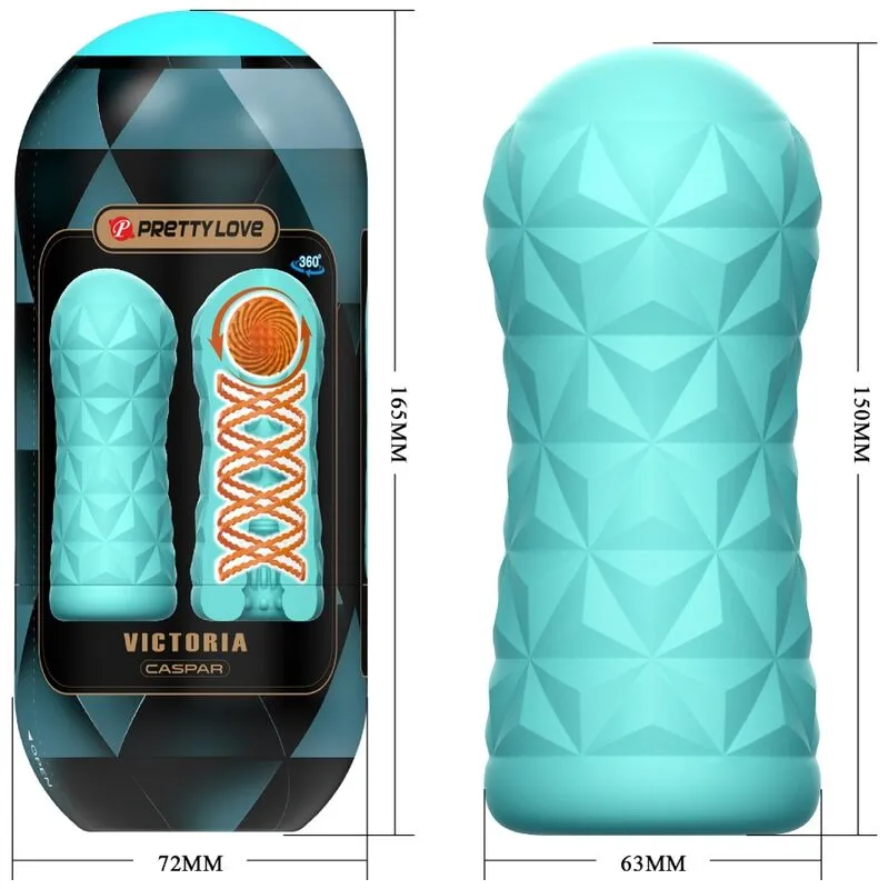 Masturbateur Victoria Caspar Vert Aqua - Pretty Love