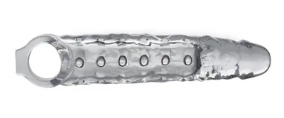 Gaine pour pénis EXTENDER SLEEVE 22 x 5.6 cm Transparent