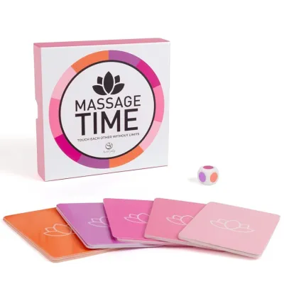 Jeu de Couple Massage Time 50 Cartes & Dé - SecretPlay