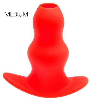 Plug Tunnel STRETCH Rouge 13 x 6.4 cm Medium