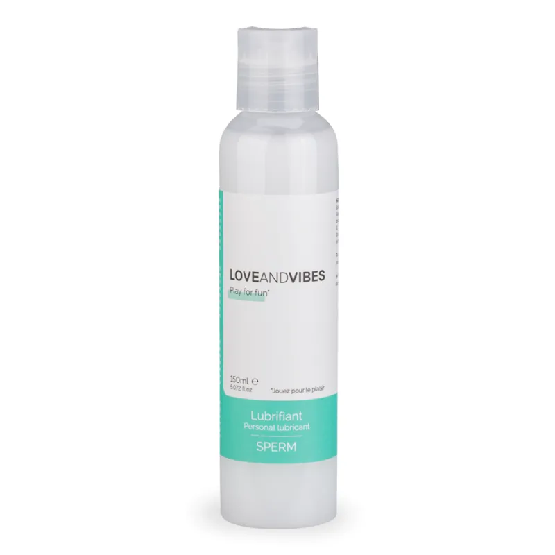Lubrifiant LOVE AND VIBES effet sperme 150ml