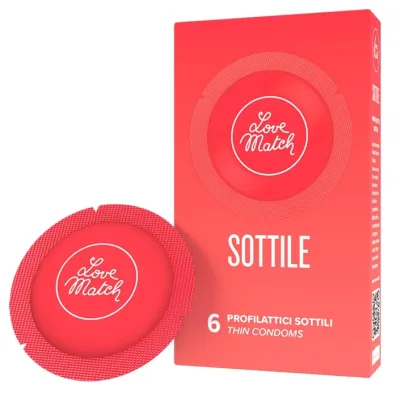 Préservatifs fins SOTTILE x6