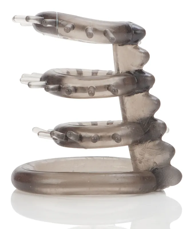 Triple Anneaux péniens souples SUPPORT MASTER