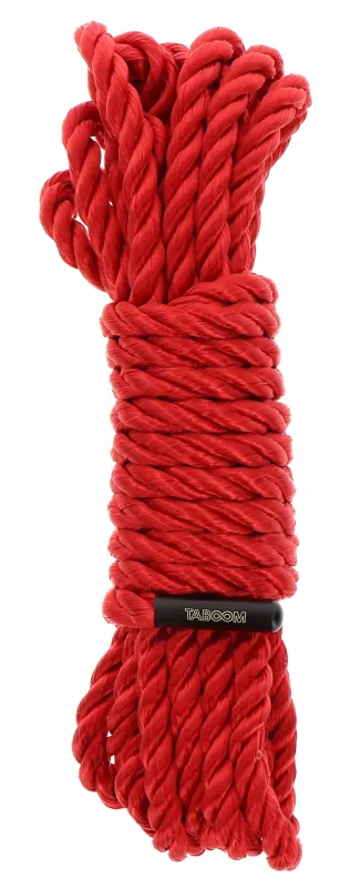 Corde de bondage TABOOM 5M - 7mm Rouge