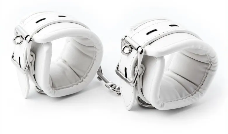 Menottes de chevilles CUFF BOMB Blanches